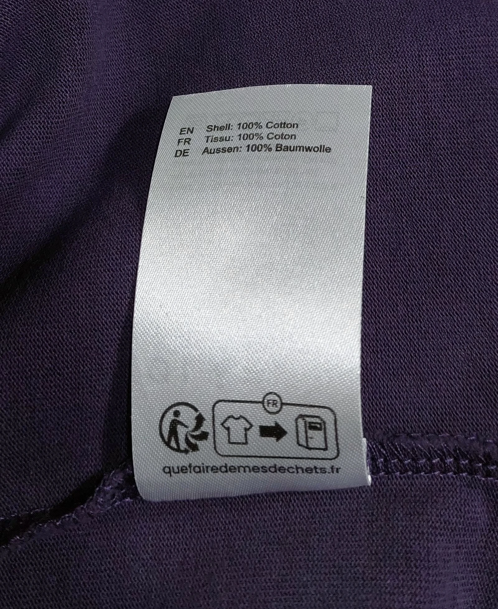 Ølåf varsity tshirt - deep plum L – photo 5